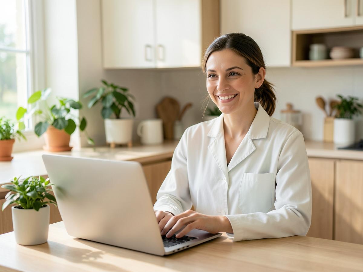 Nutricionista em atendimento online